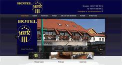Desktop Screenshot of hotel-york.cz